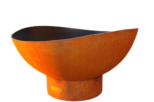 The Beautiful Scallop Fire Pit, displayed on a white background.