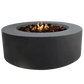 The Coliseo Concrete Cylinder Fire Pit 01 in the Graphite Color option, displayed in front of a white background.