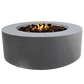 The Coliseo Concrete Cylinder Fire Pit 01 in the Natural Concrete Color option, displayed in front of a white background.