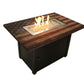 The Americana, 40 x 28 Rectangular Gas Outdoor Fire Pit