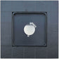 The LP Gas Outdoor Fire Table W/ Stamped Tile Design, displayed in a top down view, on a white background.