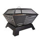  The Patriot Wood Burning Fire Pit Displaying its beautiful design, on a white background.