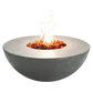 Venecia Concrete Fire Bowl 01, displayed in the Natural Concrete Color option on a white background