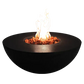 Venecia Concrete Fire Bowl 01, displayed in the Noir Color option on a white background